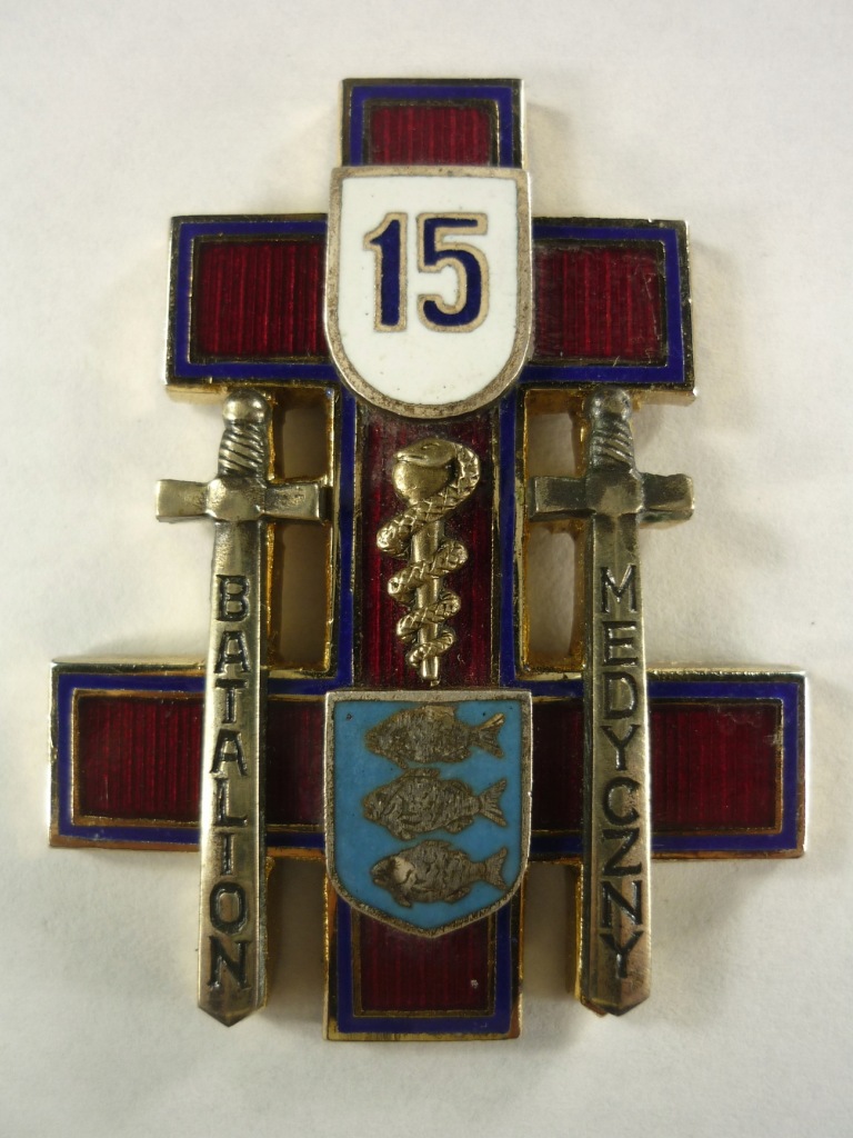 Odznaka - 15 Batalion Medyczny - Giżycko