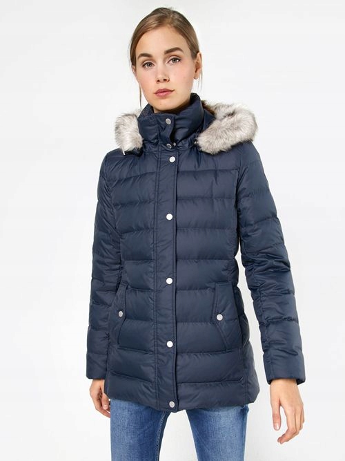 Tommy hilfiger kurtka zimowa damska roz. S GRANAT - 7991323942