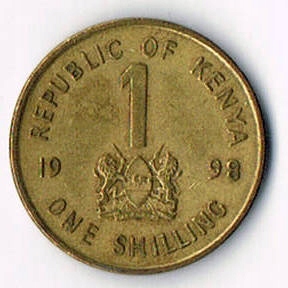 KENIA 1 SHILLING 1998