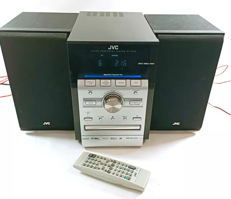 WIEŻA HI-FI JVC 125W CA-UXG68 + GŁOŚNIKI 2 X 60W