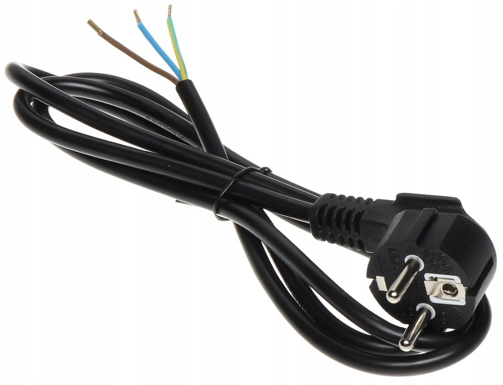 Przewód Kabel Sieciowy Zasilający 230V CEE-77 1.5m
