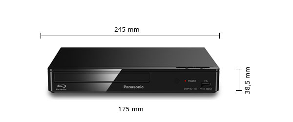 Купить Panasonic DMP-BDT167EB HDMI 3D Blu-ray-плеер: отзывы, фото, характеристики в интерне-магазине Aredi.ru