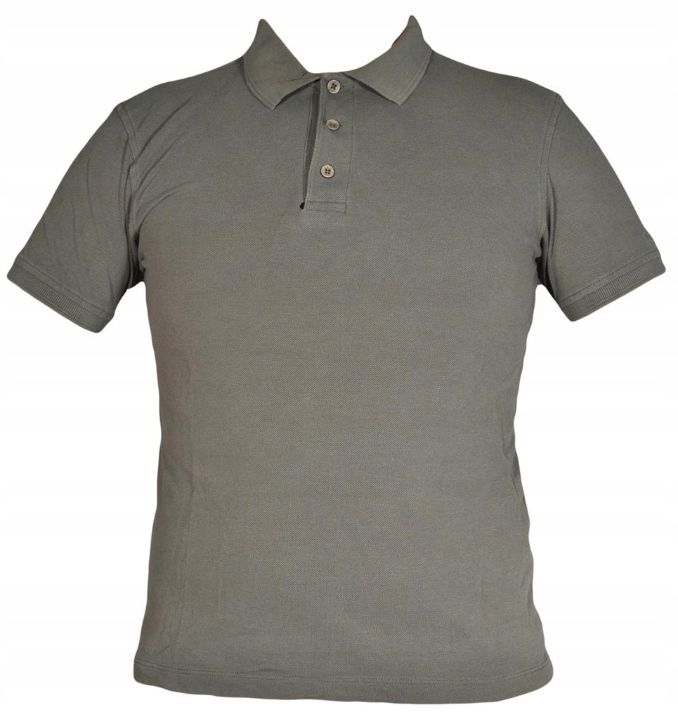 LEE koszulka SLIM grey s/s BASIC POLO TEE _ M 38