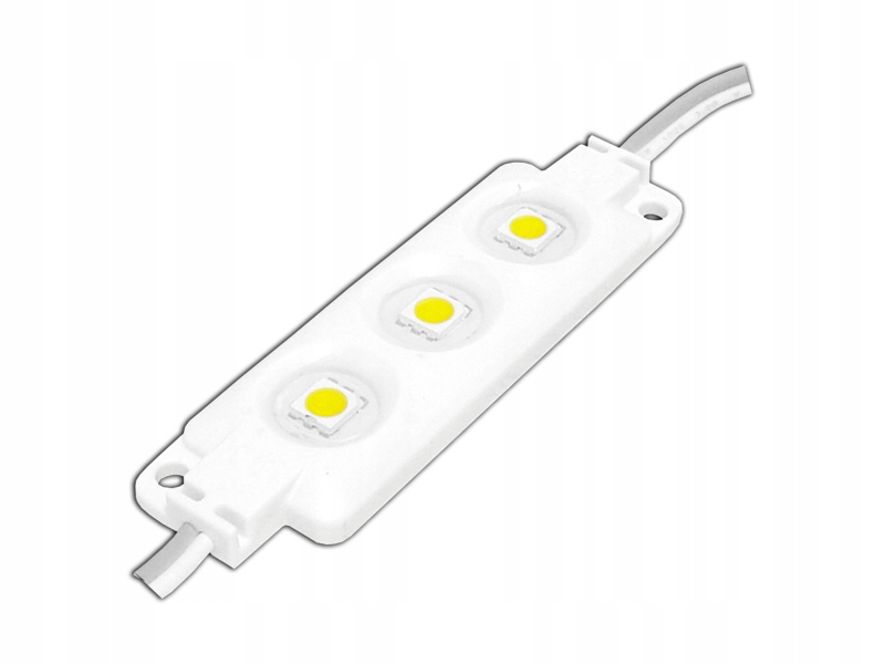 PS Moduł LED-5050, 3 diody, światło ciepłe białe,