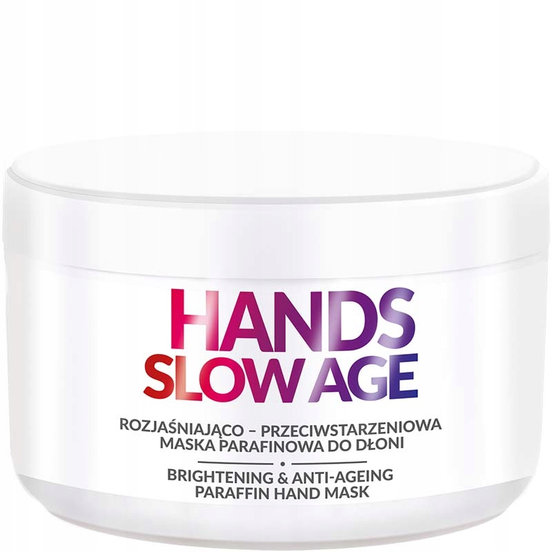 Maska PARAFINOWA do rąk Rozjaśniająca przeciwstarzeniowa 300g HANDS SLOW