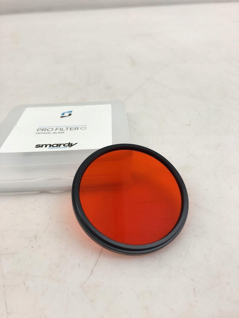 Smardy filtr czerwony 58mm kompatybilny z Canon Sony Nikon Samsung Fujifilm