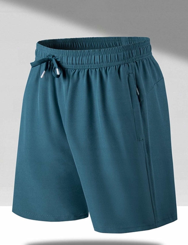 SHEIN SPODENKI MĘSKIE MATERIAŁOWE NIEBIESKIE 3XL 019