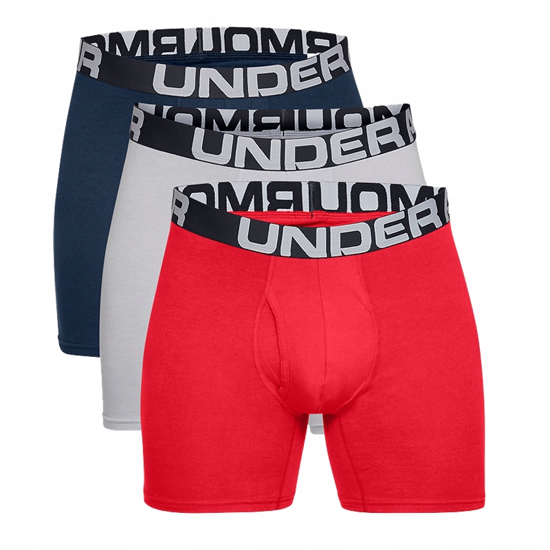 Under Armour CG 6'' 3Pac Boxers 600 Rozmiar L!