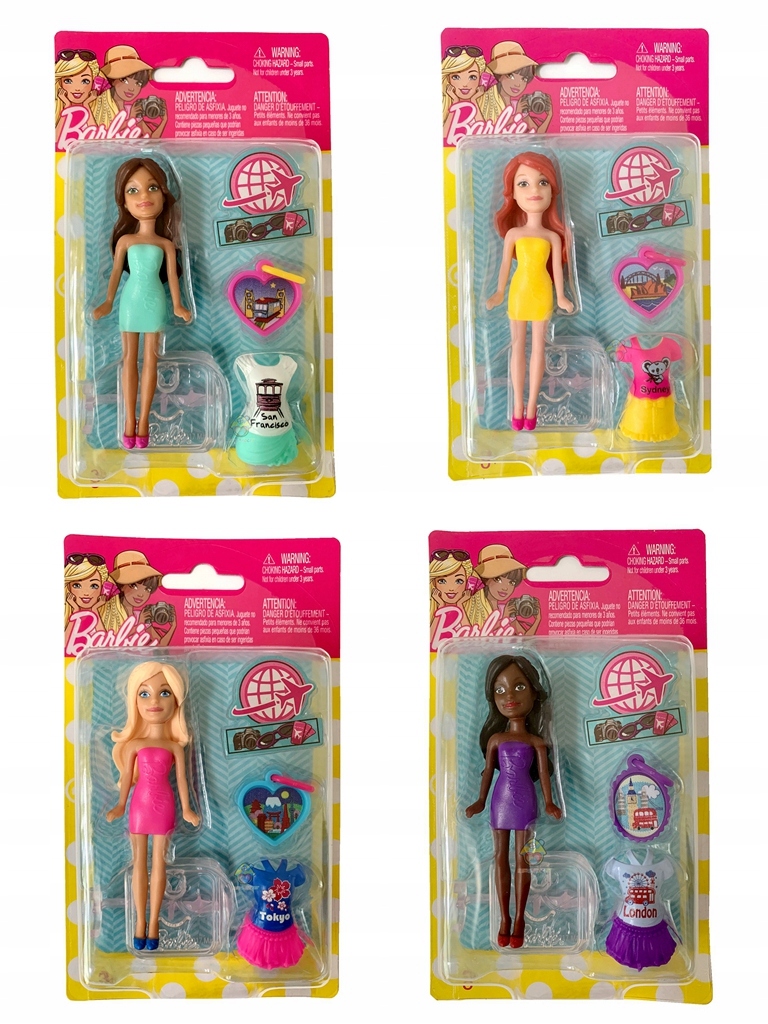 ZESTAW BARBIE MINI LALECZKA Podróżniczka