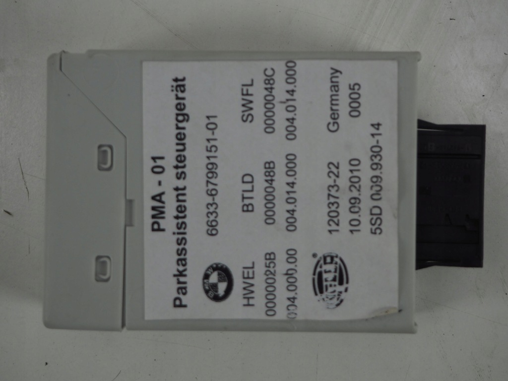 MODUŁ STEROWNIK PDC BMW F10 F11 6799151 9142942500 oficjalne