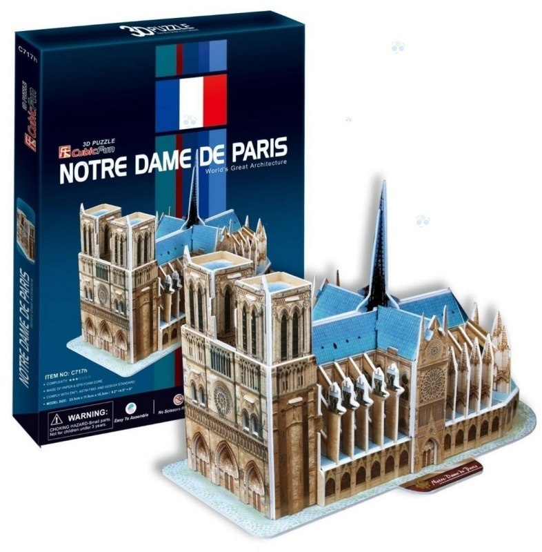 PUZZLE 3D KATEDRA NOTRE DAME