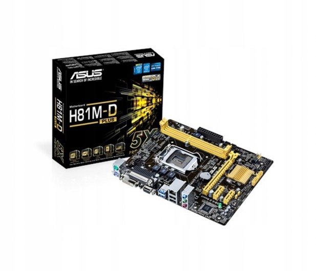ASUS H81M-D PLUS SATA3 DDR3 FV SKLEP s1150 BOX