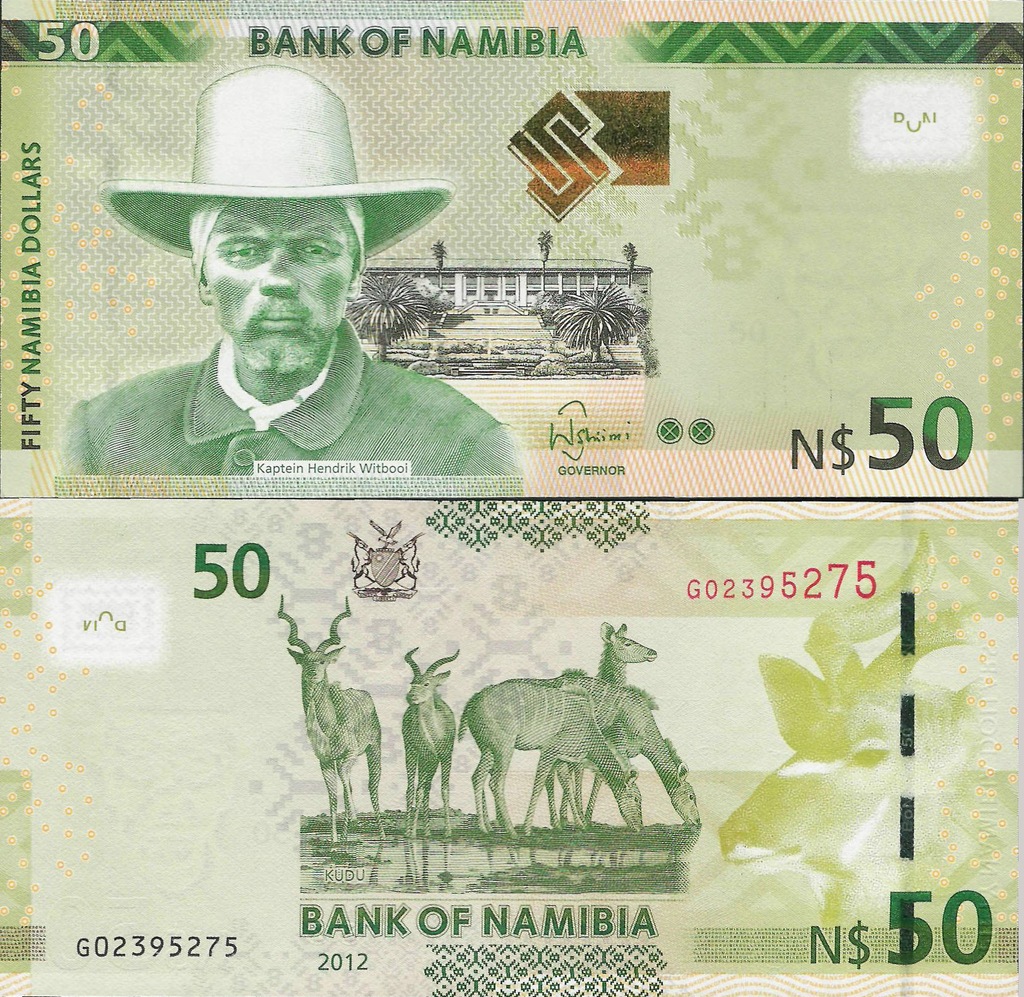 Namibia 2012 - 50 dollars - Pick 13 UNC