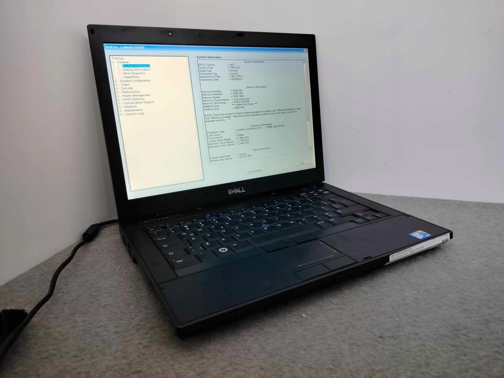 OUTLET Laptop Dell Latitude E6410 14" i5-M560 0GB sprawny/na części #80