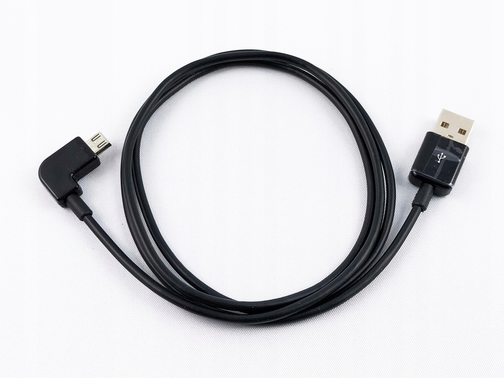 Kabel MICRO USB łamany/90 stopni (DŁUGI, L=200 cm)