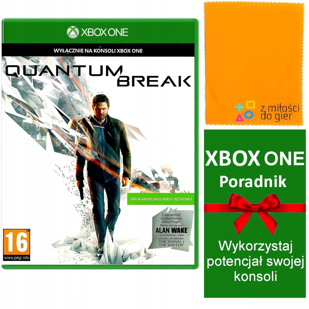 gra akcji na XBOX ONE XONE QUANTUM BREAK Polskie Wydanie CZAS TO POTĘGA