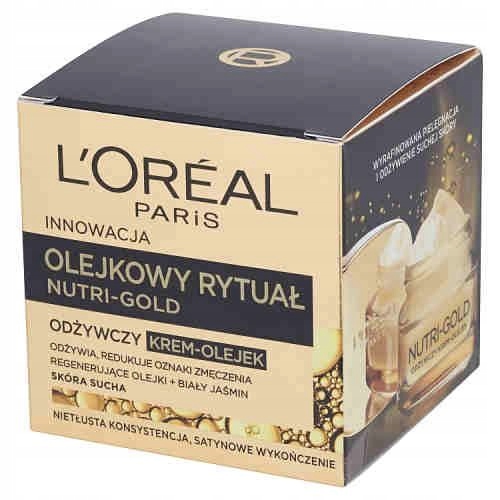 Loreal Nutri-Gold Olejkowy Rytuał Odżywczy krem-ol