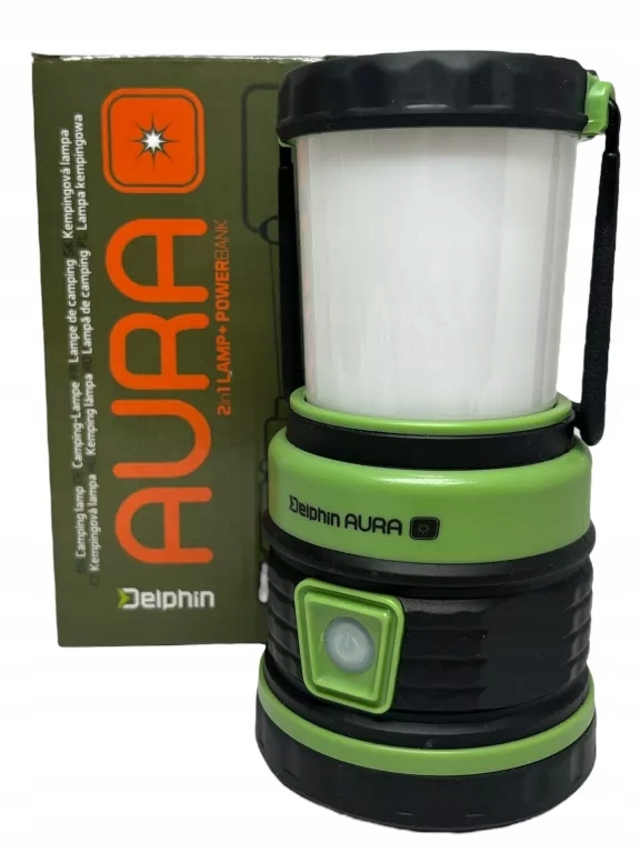 LAMPA BIWAKOWA DELPHIN AURA UC – UNIWERSALNA, ŁADOWANA USB