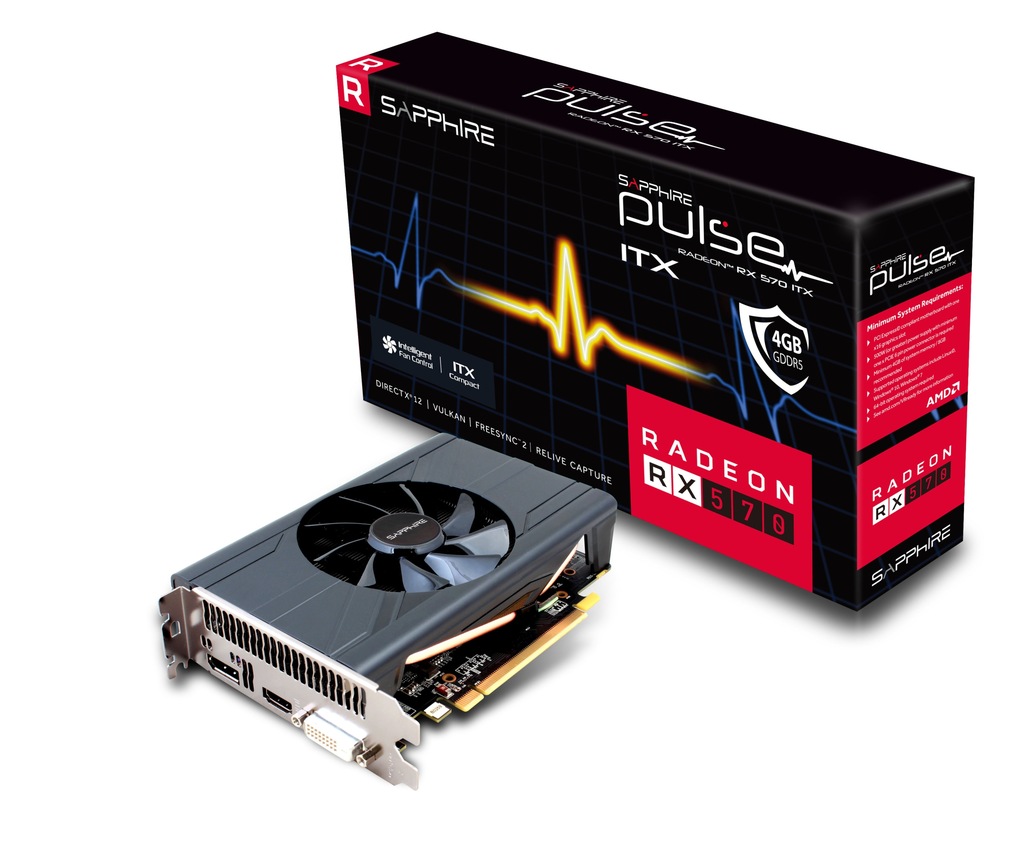 Купить Видеокарта SAPPHIRE PULSE RADEON RX 570 4 ГБ: отзывы, фото, характеристики в интерне-магазине Aredi.ru