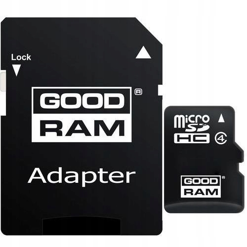 KARTA PAMIĘCI GOODRAM 8GB + ADAPTER SD SDHC CLASS4