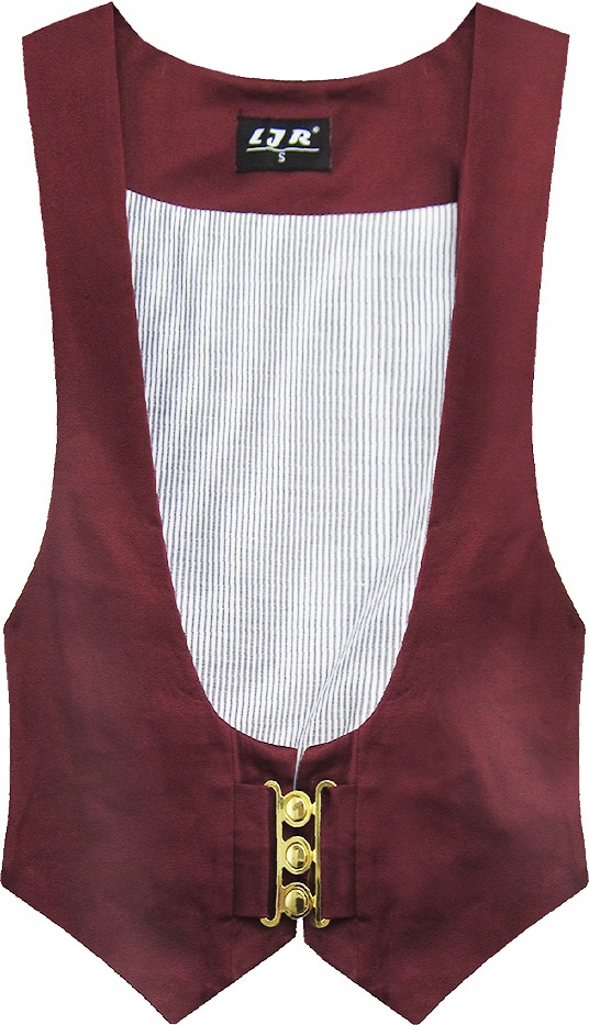 ELEGANCKA KAMIZELKA 1227 BURGUNDOWA L (40)