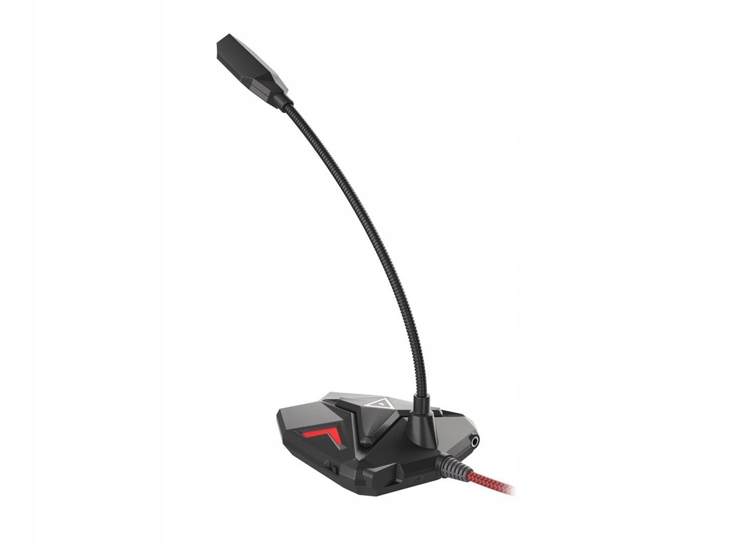 Genesis | Mikrofon gamingowy | Radium 100 | Czarno-czerwony | USB 2.0