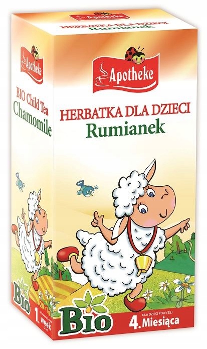 HERBATKA DLA DZIECI RUMIANKOWA BIO 20x1g 20g APOTH