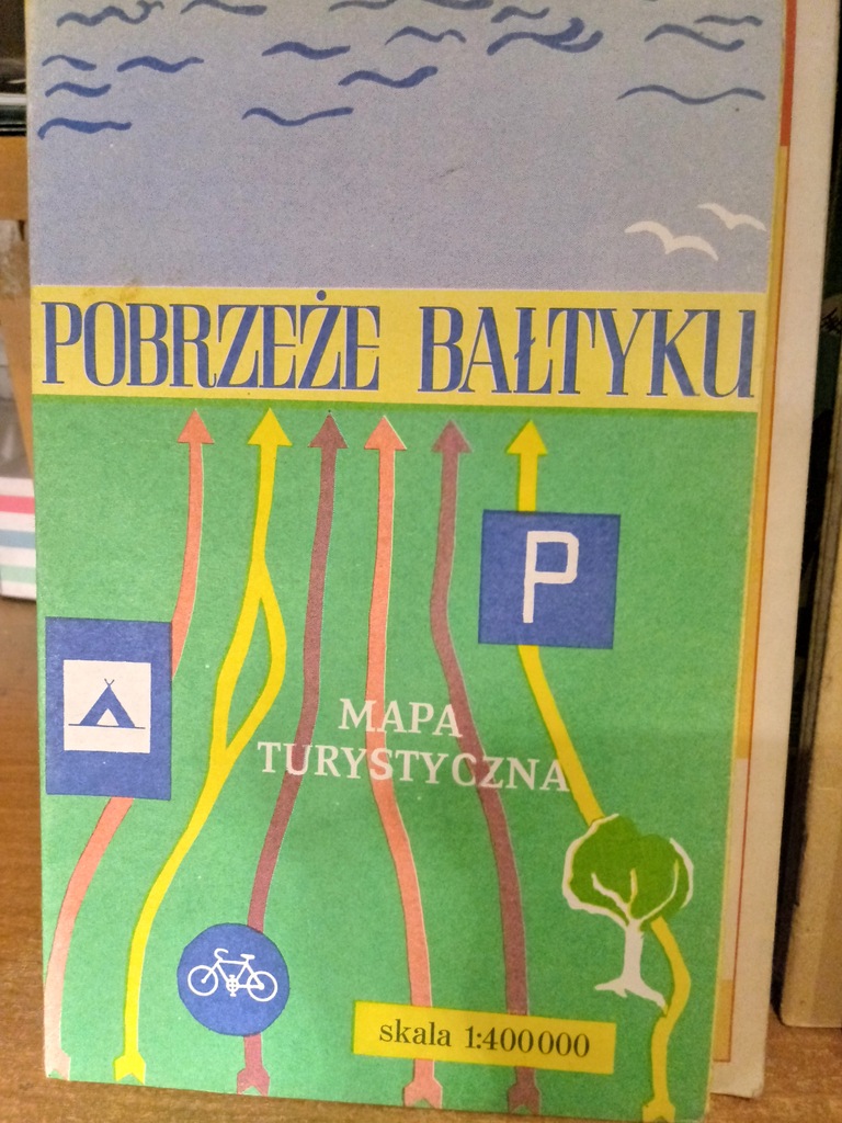 Pobrzeże Bałtyku mapa turystyczna / b