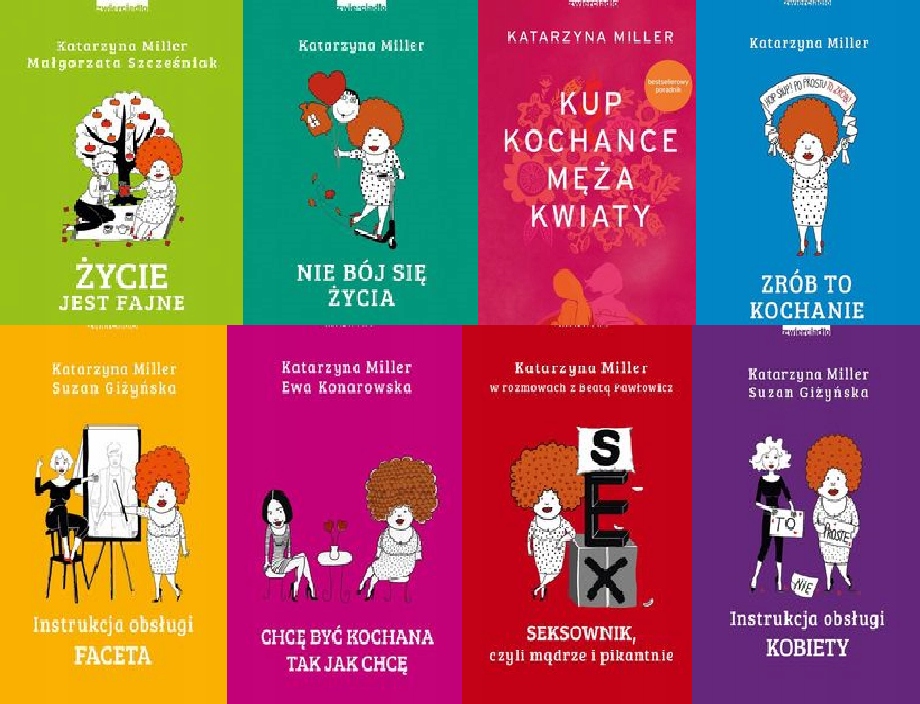 Życie jest fajne Katarzyna Miller pakiet 8 książek