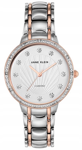 ZEGAREK SREBRNY ANNE KLEIN AK-2781SVRT + INSTRUKCJ