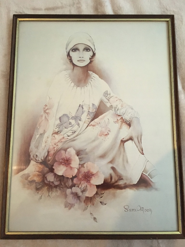 Vintage obraz - Moshgan - Sara Moon 1976 32x42