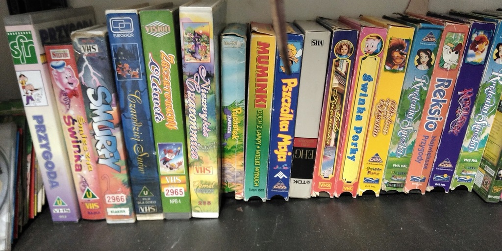 KASETY VHS FILMY BAJKI kolekcja