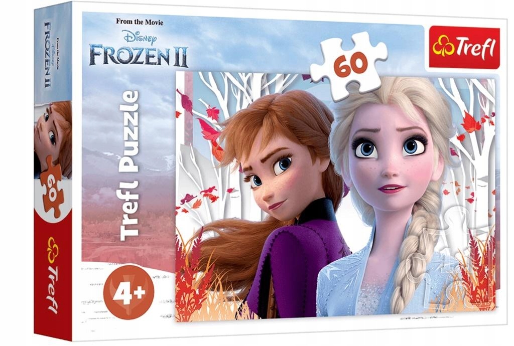 Puzzle 60 Zaczarowany Świat Frozen 17333 Trefl