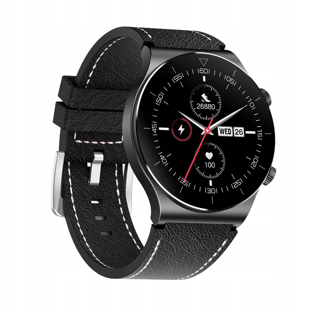 amagogo Music Sports Men Smartwatch IP67 Czarny 01