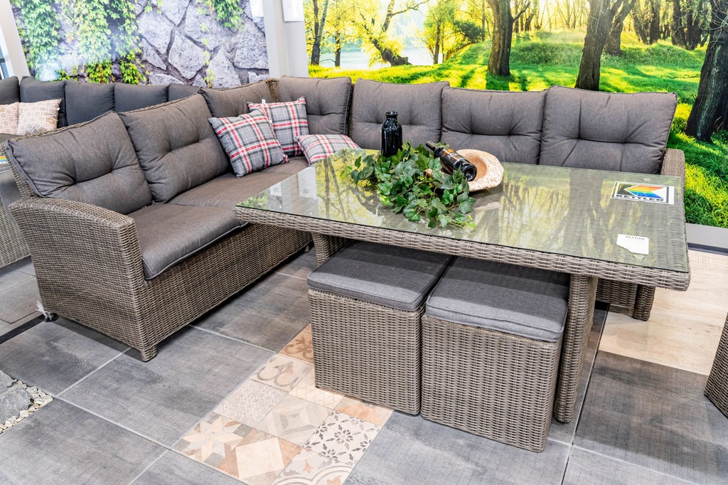 MEBLE OGRODOWE KETTLER CORNER SOFA SET - PROMOCJA!