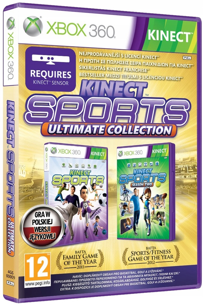 Gra Kinect Sports 1 Kinect Sports 2 Xbox 360 7657392031 Oficjalne Archiwum Allegro