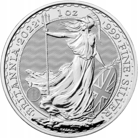 Platynowa moneta Britannia, 1 oz, 2022