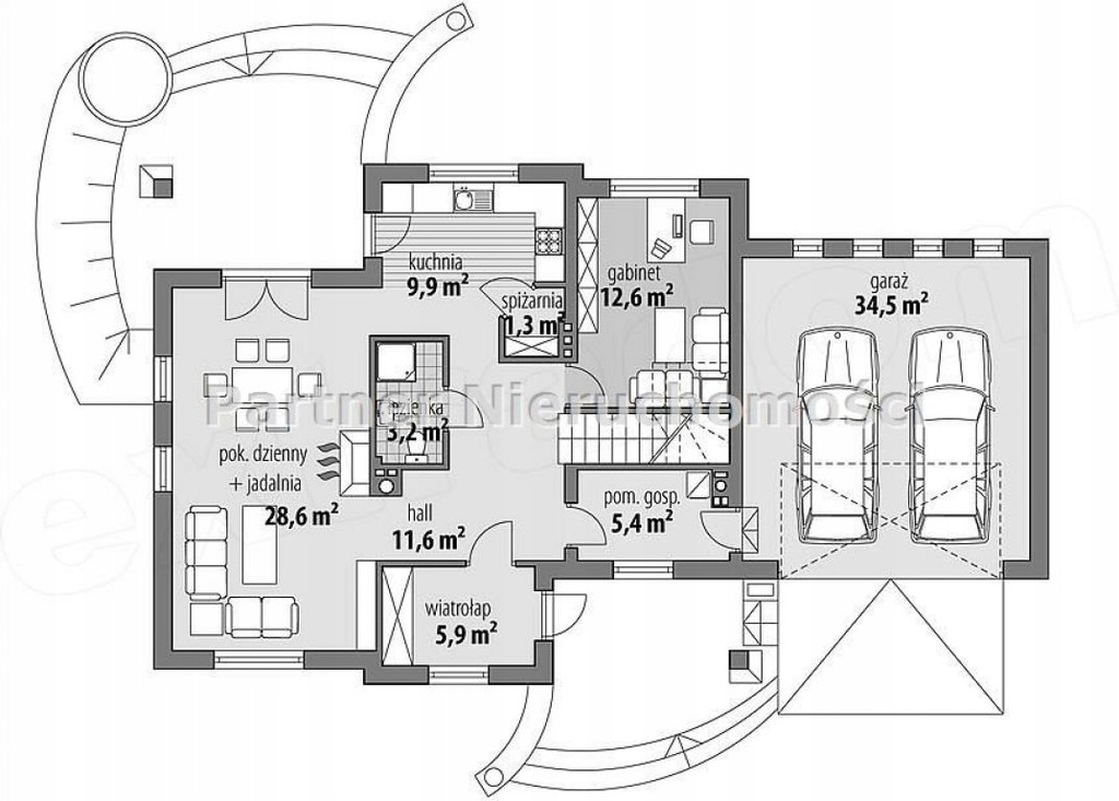 Dom Szembekowo, toruński, 230,00 m²