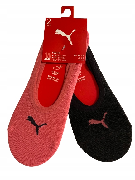 SKARPETKI STOPKI PUMA FOOTIE 2P UNISEX R 39-42