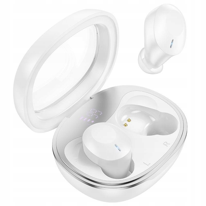 HOCO słuchawki bezprzewodowe / tooth stereo TWS Smart true EQ3 białe