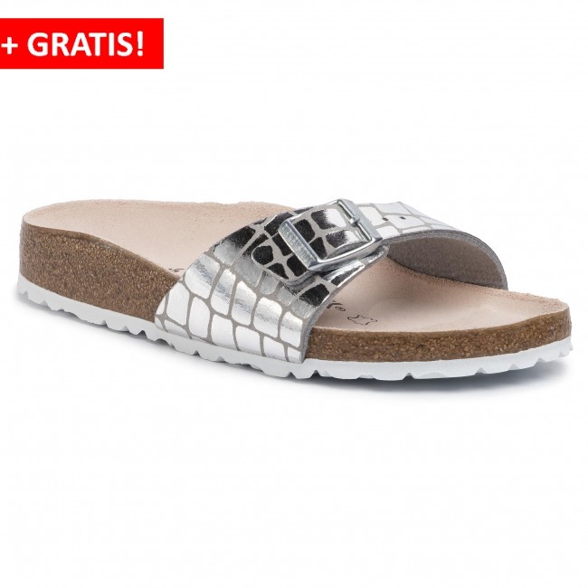 BIRKENSTOCK KLAPKI MADRID GLEAM SILVER 37 PROMOCJA