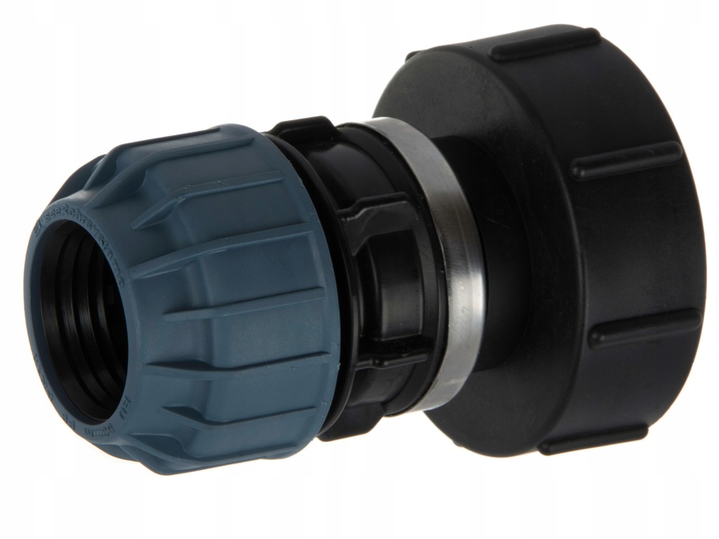 Przelotka adapter S100x8 rura PE 50mm IBC Mauzer