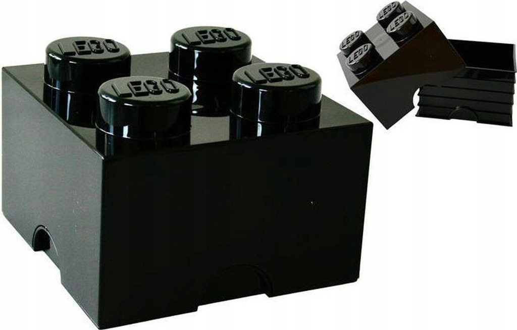 LEGO POJEMNIK 4 CZARNY 40031733