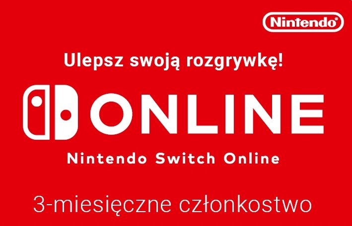 Nintendo Switch Online 3 miesiące Nintendo Klucz
