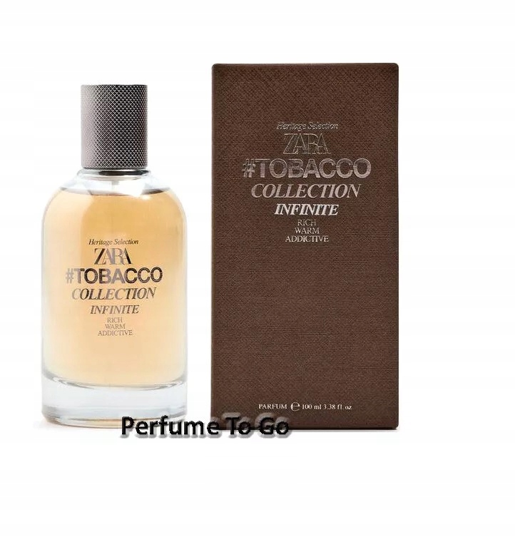 ZARA TOBACCO INFINITE Rich Warm Addictive 3.38 oz (100 ml) Parfum NEW