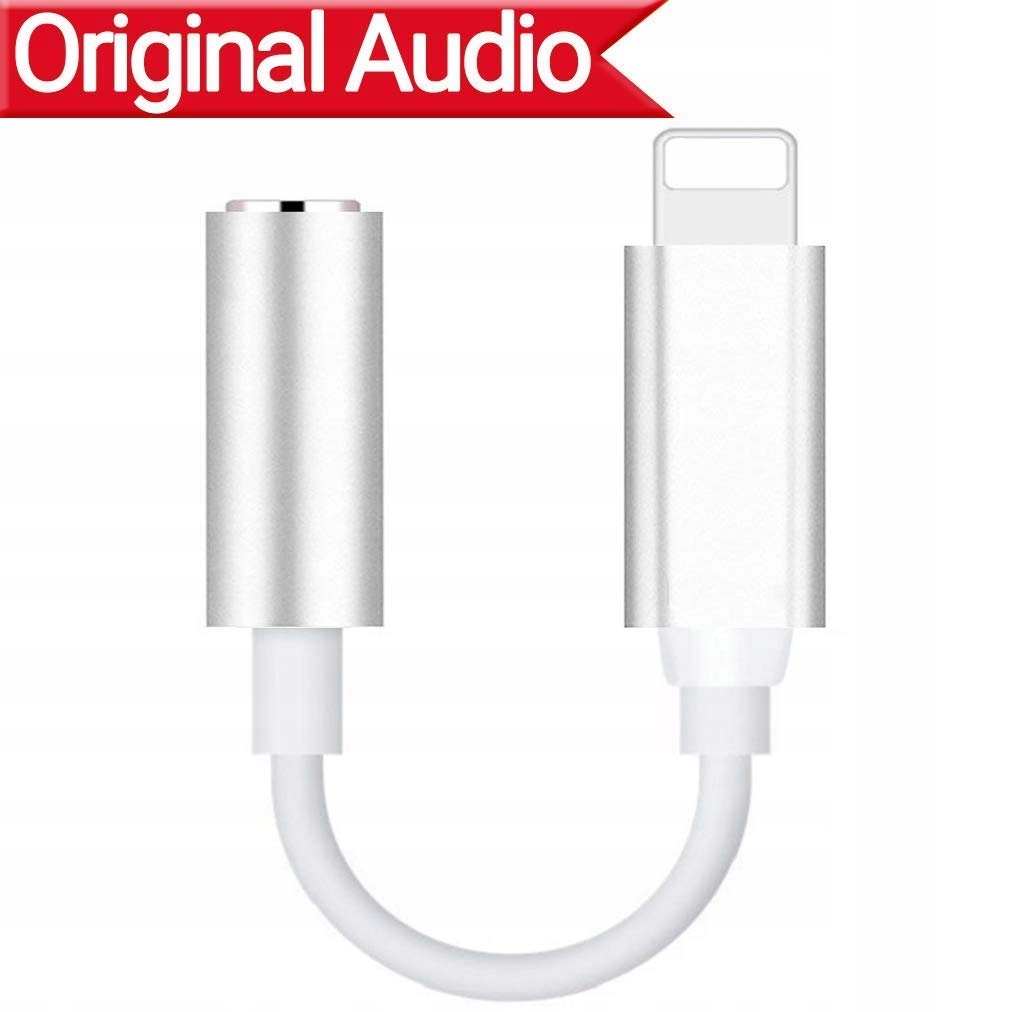 Adapter przejściówka Lightning na jack 3,5mm 9873839557 oficjalne
