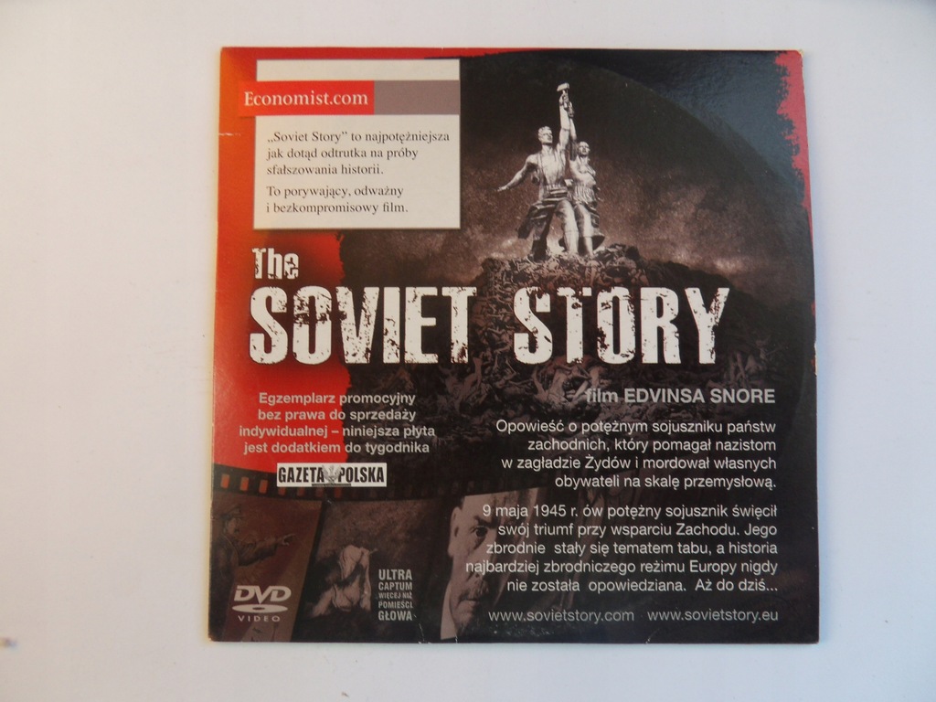 SOVIET STORY FILM EDVINSA SNORE - DVD