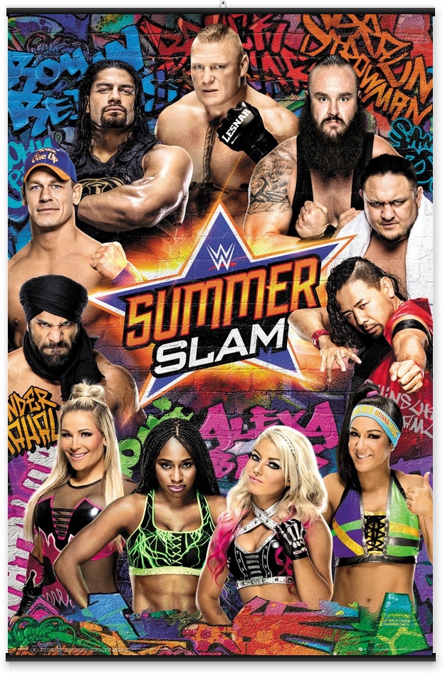 Купить WWE Summerslam 2017 - постер 61x91,5 см: отзывы, фото, характеристики в интерне-магазине Aredi.ru