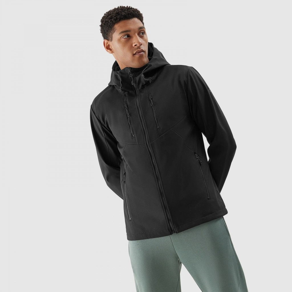 Męska kurtka softshell wiatroodporna membrana 800