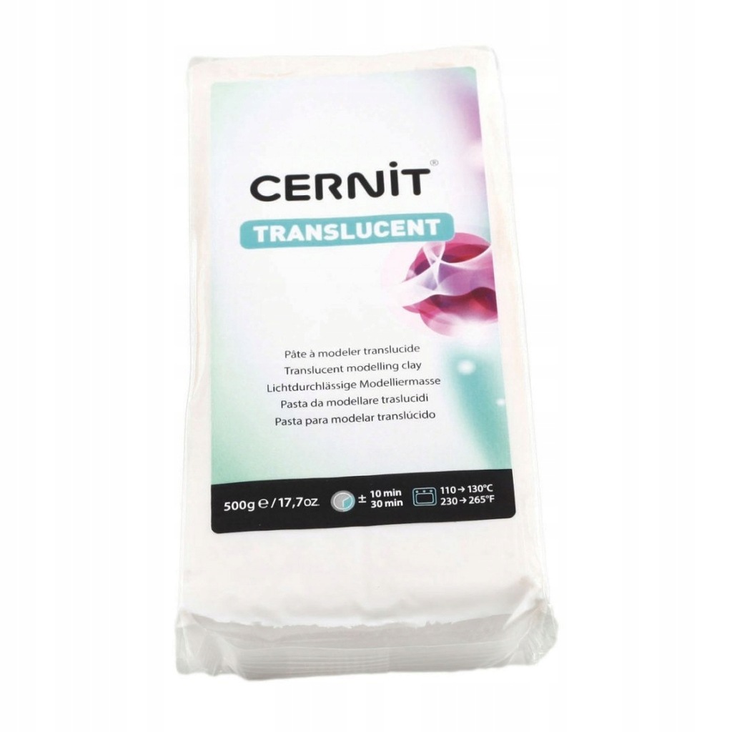 Modelina Cernit Transparentna Biała 500g